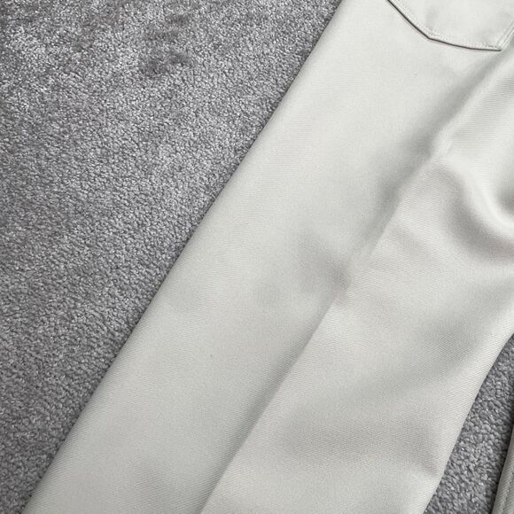 Wrangler Vintage 80's 82RPT Cropped Western Dress Pants Mens 36x25 Gray Straight - Picture 10 of 16